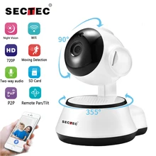 SECTEC IP Camera Wireless 720P Home Security Surveillance CCTV Network Camera WIFI Night Vision Two Way