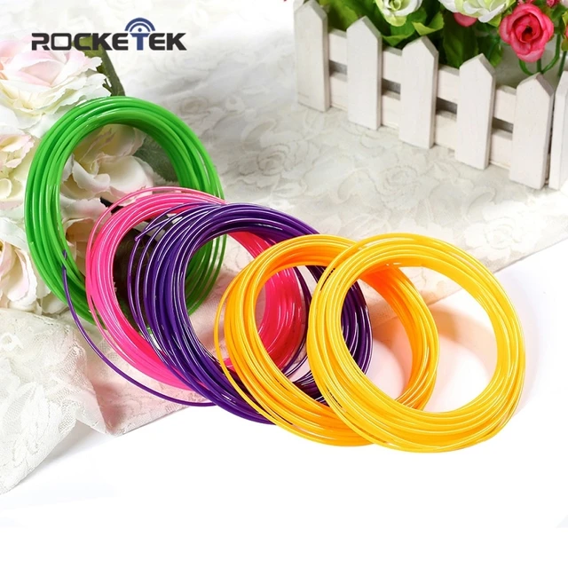 Special Price Rocketek ABS 3D Print Filament 1.75mm 10M Different Colors Materials For 3D Printer or 3D Pen gift for kids