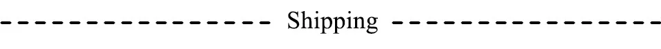 shipping