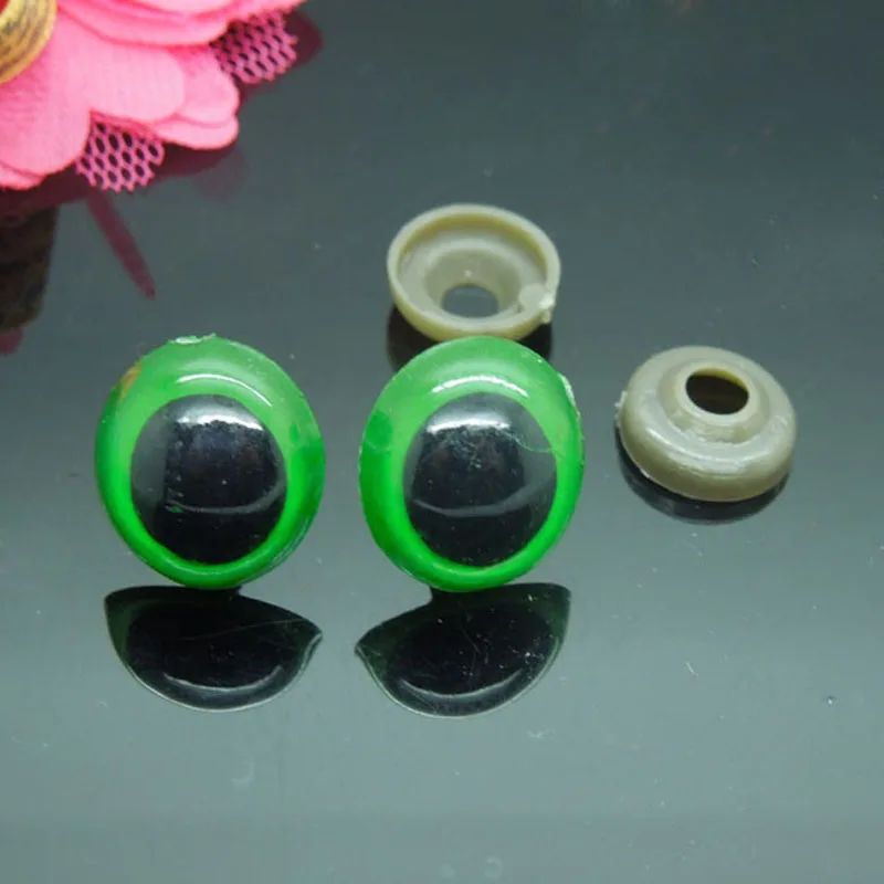 

16mm Green Safety Eyes/Plastic Doll eyes Handmade Accessories For Bear Doll Animal Puppet Making - 50pcs/lot