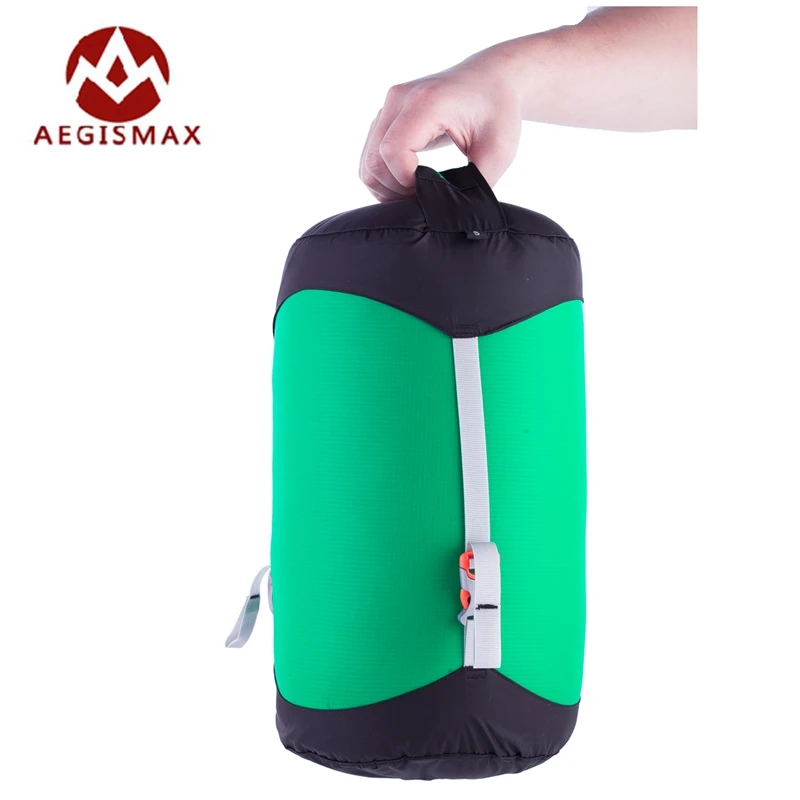 spesifikasi Aegismax Luar Kantong tidur Pack Penyimpanan Kompresi Stuff Sack Kualitas Tinggi membawa Tas Untuk Camping Hiking Gunung XS S M L XL