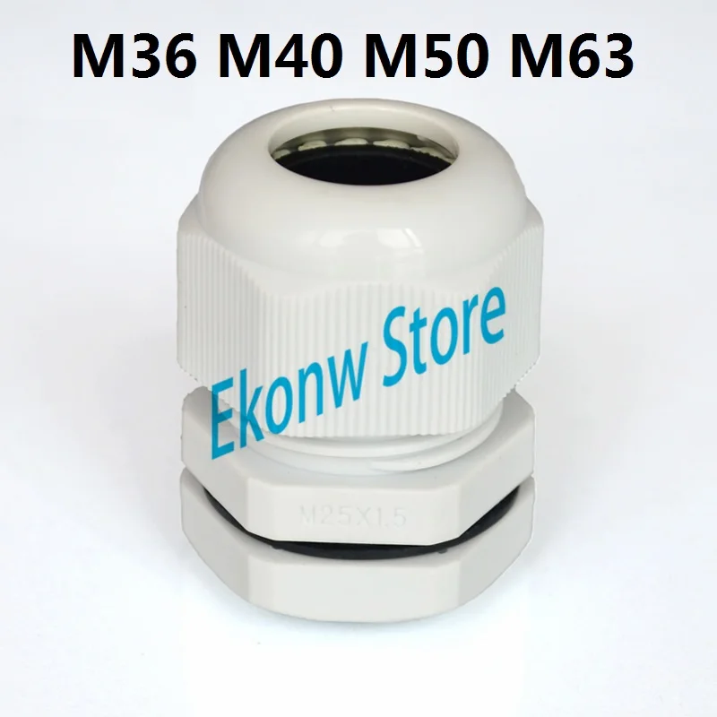

Metric System M36-M63 for 18-33mm Cable CE Waterproof Nylon Plastic Cable Gland Connector include O-Rings or Flat gasket