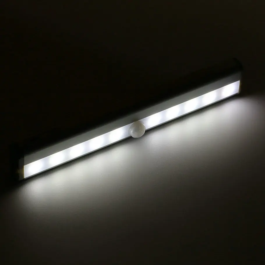 10 LED Wireless PIR Auto Motion Sensor Light Intelligent Portable infrared Induction Lamp Night Lights for