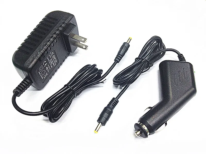 Car Charger + AC/DC Power Adapter For Magnavox MPD845 MPD720 Portable