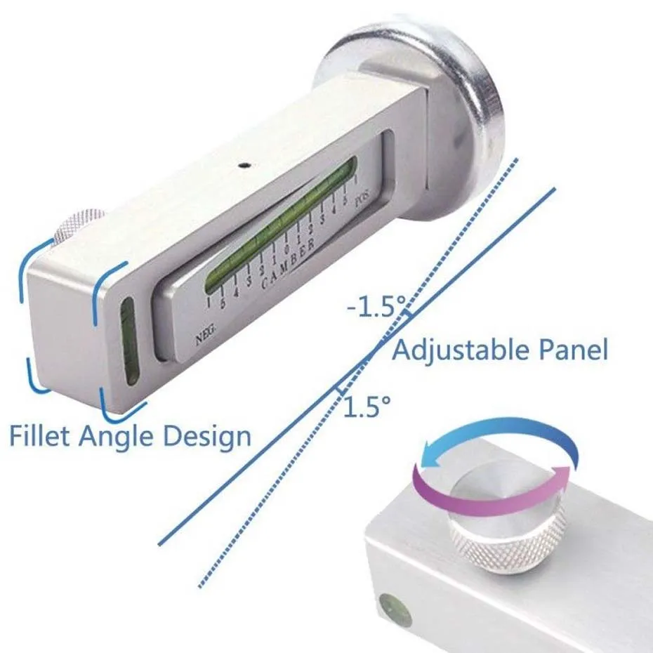 Car Truck Aadjustable Magnetic Gauge Tool  For Car Truck Wheel Alignmen Angle Measuring Tools adjustment Magnetic Gauge Tool (2)