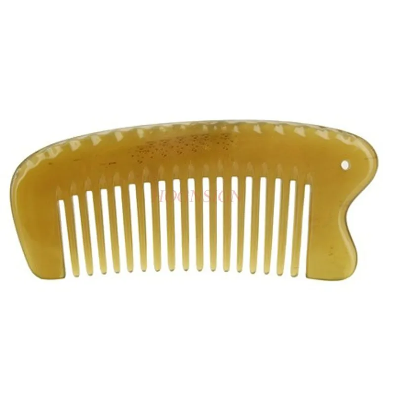 Authentic Natural White Water Horn Comb Long Thick Hair With Combs Design Can Massage The Finger Anti Static Hairdressing Sale embracing natural design