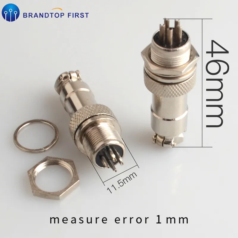 GX12 2 3 4 5 6 7 Pin мужской и женский 12 мм провод панель разъем авиации L91 круговой