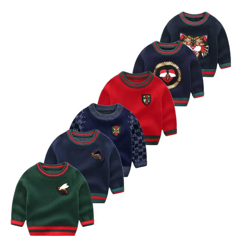 

2018 Casual Style Autumn Clothes Unisex Child Baby Girl and Boy Winter Clothes Cotton Sweater T-shirt Top Baby Children Clothing