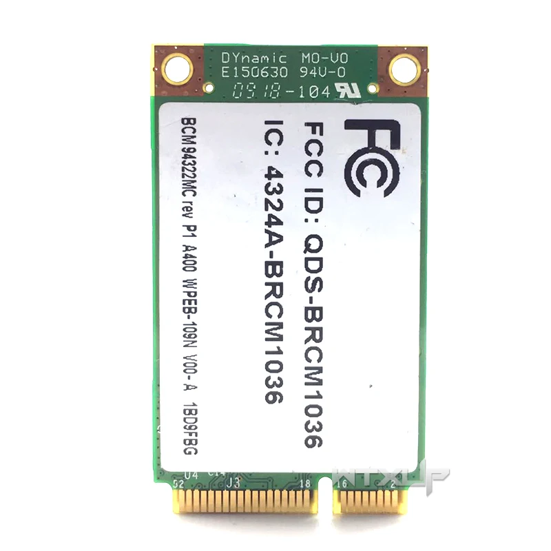 Двухдиапазонный беспроводной-N BCM4322 BCM94322MC wifi 300 Мбит/с 2,4G/5G Mini PCI-E SPS: 487330 адаптер Wi-Fi для hp 2730 p 6930 p