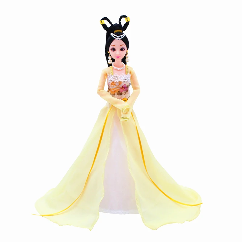 Кукла платье костюм сказочные платья только красивый красочный детский любимый игрушки подарки маленькая принцесса подарок на день рождения