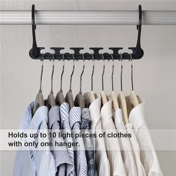 

Magic Clothes Hangers Racks Heavy Duty Closet Organizer Space Saving Clothing Hangers Household Bathroom Kitchen Organizer