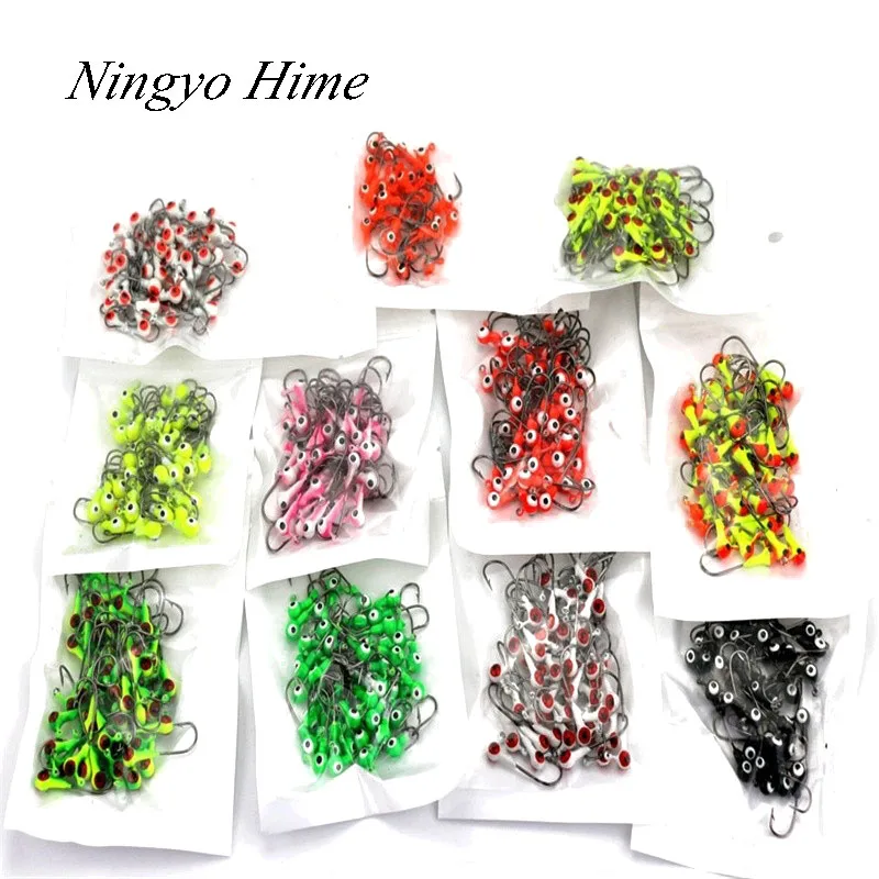 50Pcs/lot Winter Ice Fishing Lure Mini Metal Lead Head Hook Bait Jigging Lure Hooks High Quality For FishingTackle 50Pcs/lot Winter Ice Fishing Lure Mini Metal Lead Head Hook Bait Jigging Lure Hooks High Quality For FishingTackle