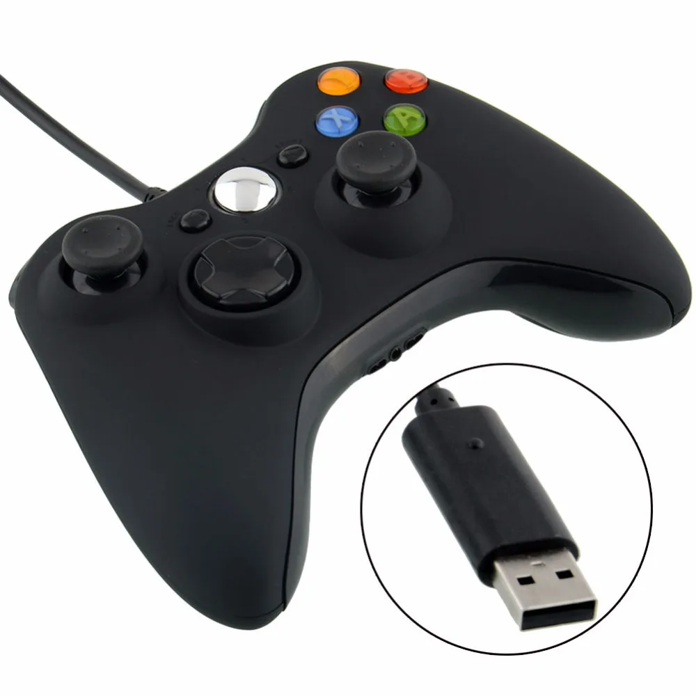 Бесплатная доставка Новый проводной USB игровой контроллер для Microsoft Xbox 360 ПК