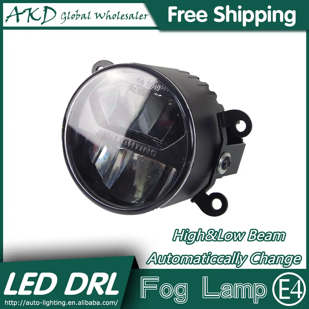 

AKD Car Styling LED Fog Lamp for Mitsubishi ASX DRL Emark Certificate Fog Light High Low Beam Automatic Switching Fast Shipping