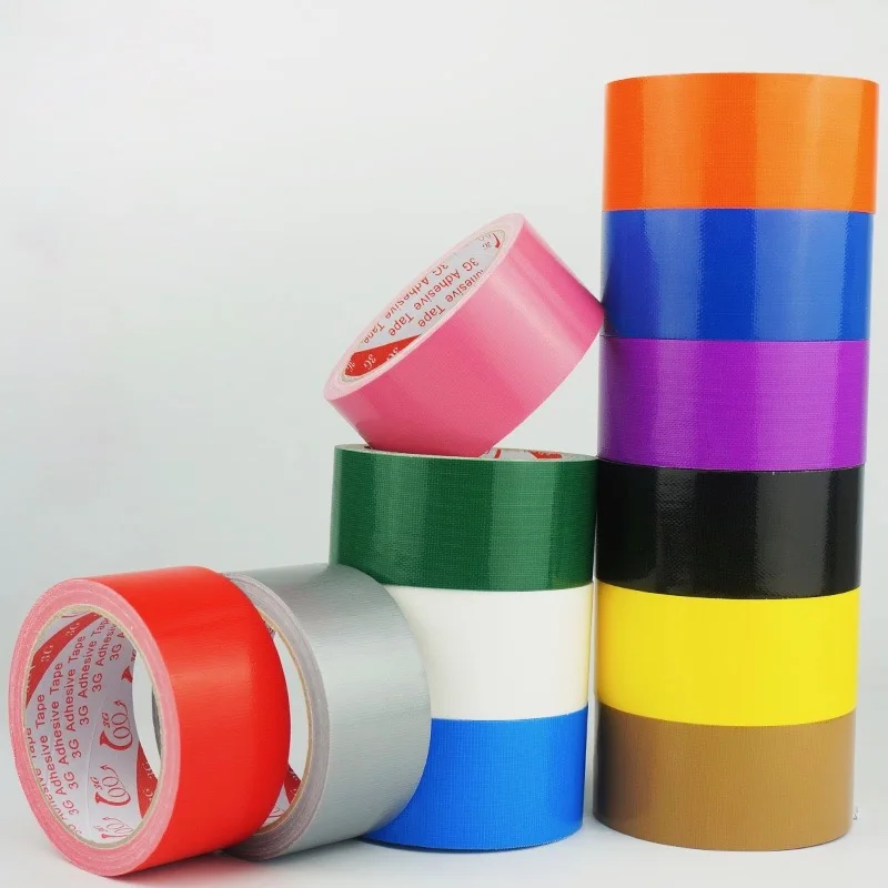 Cloth Duct Tape 25mm - 60mm Waterproof Sticky Adhesive Roll Colored Craft  Repair