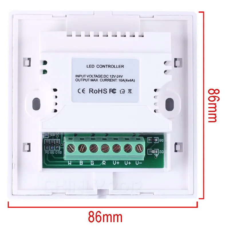 «Сделай сам» для дома освещения RGBW светодиодный сенсорный выключатель Панель контроллер Светодиодный диммер 12V для светодиодный неон flex светодиодные полосы света