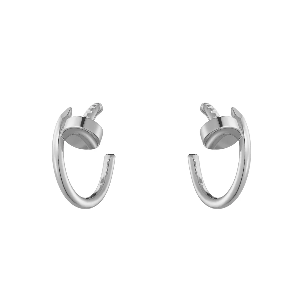 316L Stainless Steel Nail Stud Earrings for Women Kolczyki Earring ...
