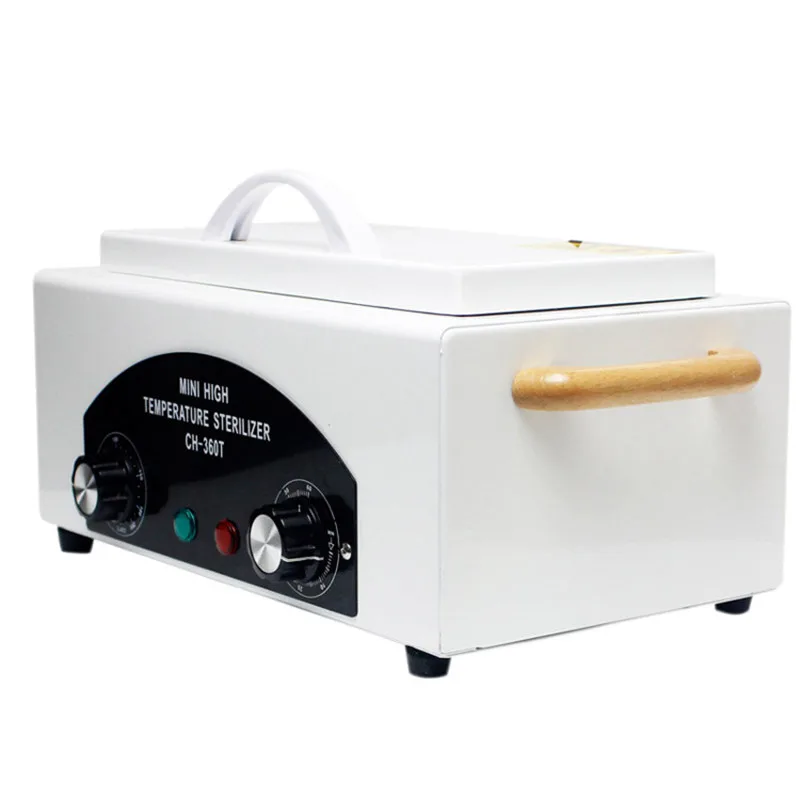 Высокотемпературный стерилизатор для маникюрных инструментов дезинфекция горячим воздухом со съемным резервуаром из нержавеющей стали стерилизатор сухого тепла