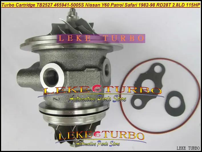 Turbo Cartridge CHRA TB2527 465941 465941-5005S Turbocharger For NISSAN Y60 Patrol Safari 1982-1998 RD28T 2.8L D 115HP (1)
