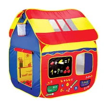 Fun баскетбольное кольцо играть в хижине детская палатка большой игровые домики Складные портативные игрушечные океан бассейн с шариками домик Игрушки для малышей, детей, подарок