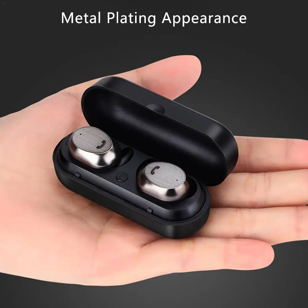 Best Price M9 TWS Bluetooth Headset Wireless Earbud Metal Charge Case Bluetooth Earphone for Phone Mic/Calling for Xiaomi HuaWei