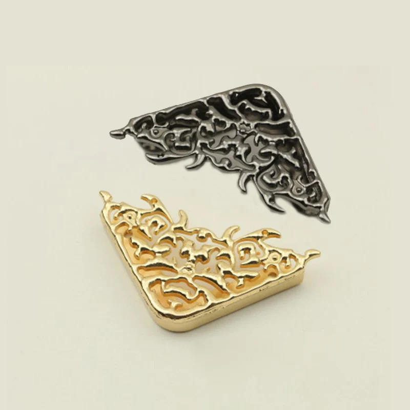 10pcs/ lot 2 color sealing side buckle hardware Bags Handbags Clip Edges Hollow Fixed Decorative DIY Hardware Accessories | Багаж и сумки