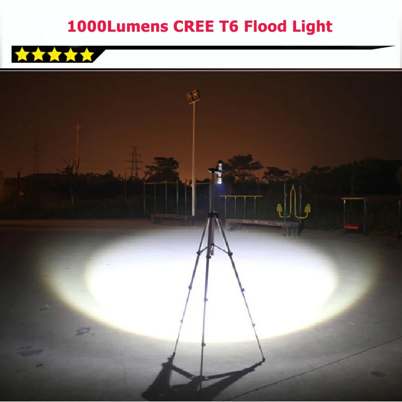 Flood Light LED Flashlight Zoom