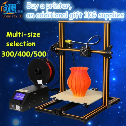 

2017 Newest CREALITY 3D CR-10 Large Print Size 3 D Printer DIY Desktop 3D Printer DIY Set With Heating Bed PLA/ABS Free Shipping