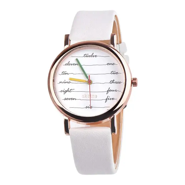 New fashion branded watch women watches quartz Simple white clock buckle leather New fashion branded watch women watches quartz Simple white clock buckle leather