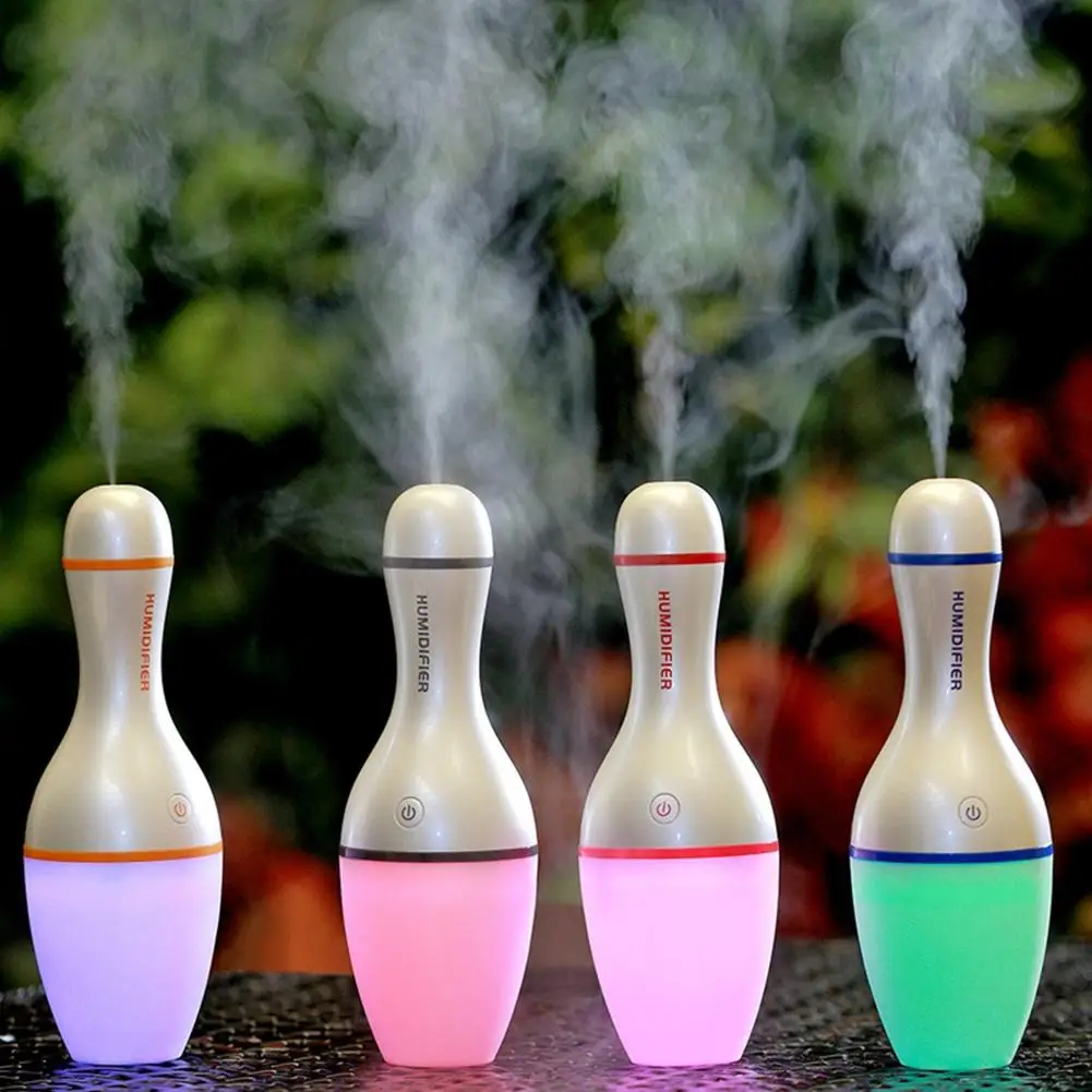 

Adoolla USB Charging Bowling Humidifier Aroma Diffuser LED Night Light Home Office Car Decoration Gift-25