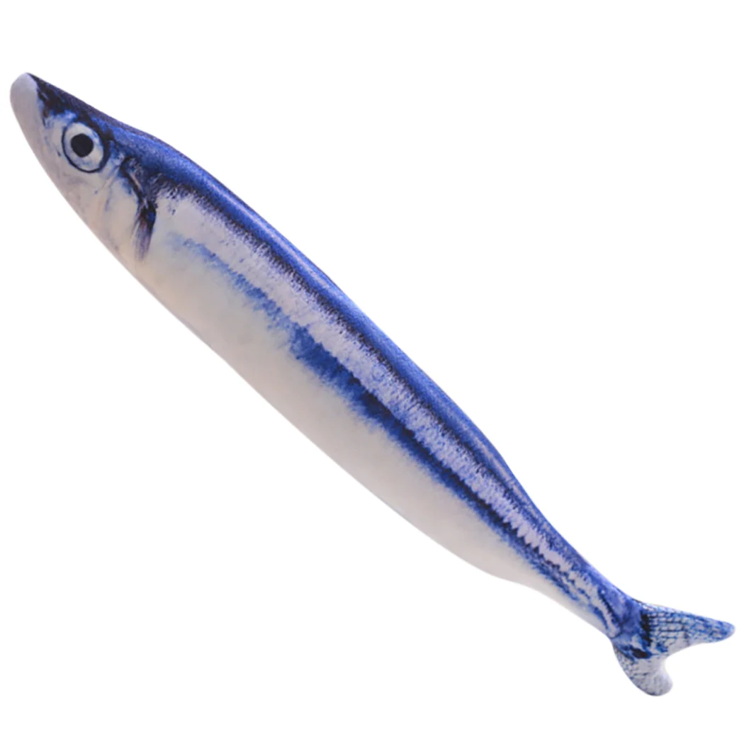 

Plush 3D Catnip Fish Stuffed Pillow Doll Fish 20cm Shape Cat Toy Simulation Fish Play Toy For Pet Gifts Pet Chew Toy kitten