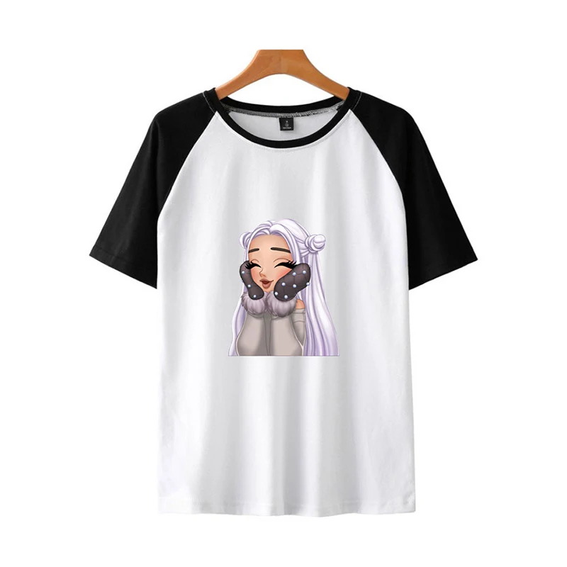 

Umeko Vogue T-shirt Ariana Grande T Shirt Harajuku Cute Ariana Grande Printed Short Sleeve Cotton 2019 Summer Top Poleras Mujer