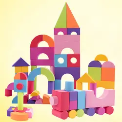 50pcs/pack Foam Puzzle Kids Educational Board Games For Children Child Education Building Blocks Bricks Boardgame