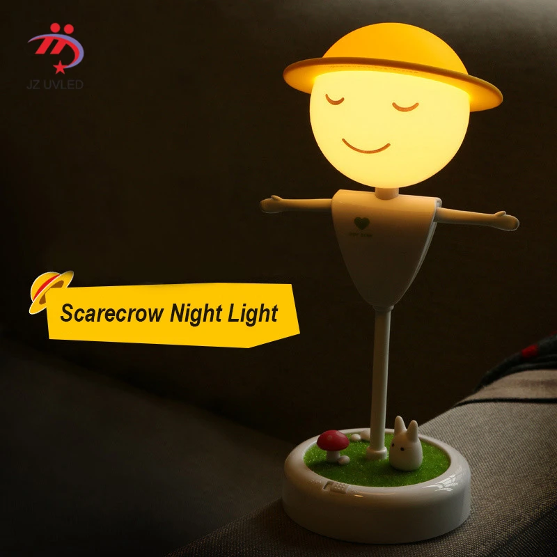

New strange scarecrow LED night light wake up touch switch sensor light cute romantic dreamy night light Gift baby Bedside LED