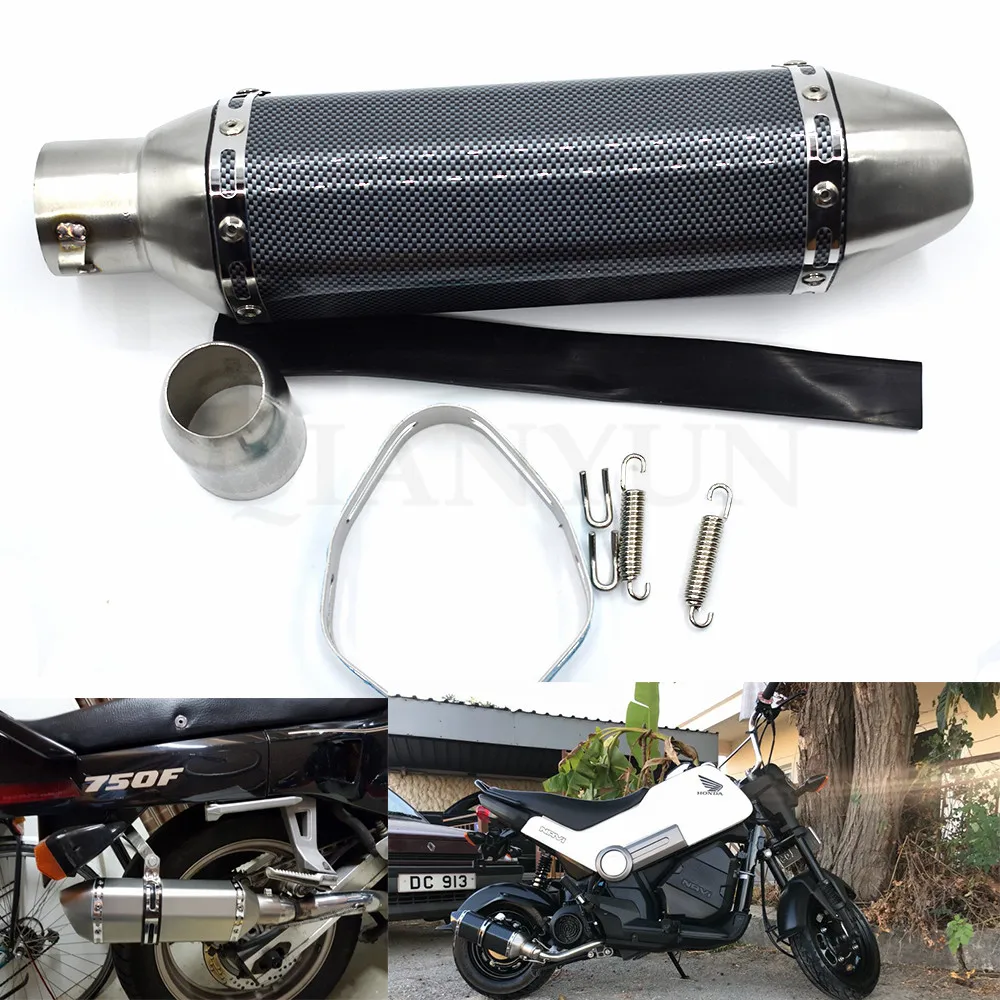 

for Motorcycle parts Exhaust Universal 51mm Stainless Steel Motorbike Exhaust Pipe For Honda CBR1100XX CBR 1100XX VFR800 VFR
