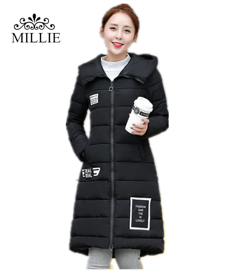 2016 New Women Winter Coat Long Down & Parkas Warm Light Thick Winter Jacket Outwear Coat Plus Size female Hooded Overcoat
