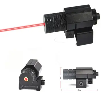 melhor Tactical Caça Red Dot Sight Riflescope Airsoft Pistolas De Ar Red Laser Sight Scope Sniper Militar Ao Ar Livre Arma Acessórios