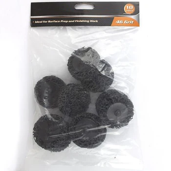 

Lot 10pcs 2 Poly Strip Discs Wheel Paint Rust Removal Clean For Abrasives New