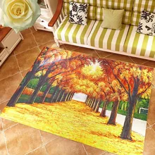 3D простой печатных ковер спальня журнальный столик гостиная кухня ванная комната полный плавающей окна одеяло