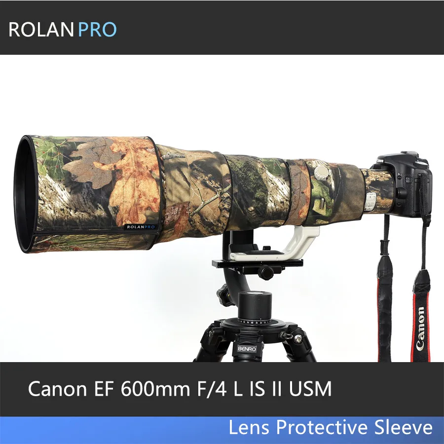Линзы rolanpro защитный рукав для Canon EF 600 мм F/4 L IS II USM Объектив водонепроницаемый дождевик для камеры дождевик для Canon