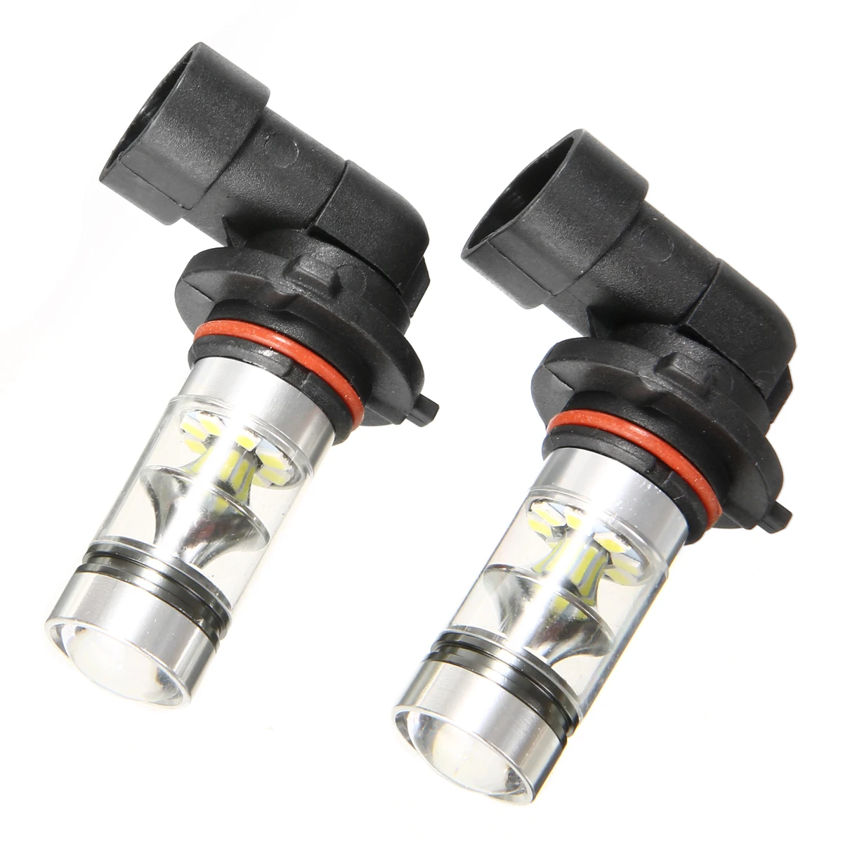 Universal 2pcs PSX24W 9005 HB3 9145 H10 100W LED Projector Fog Driving Light Day-time Running Bulb Lamp 50W 6000K White