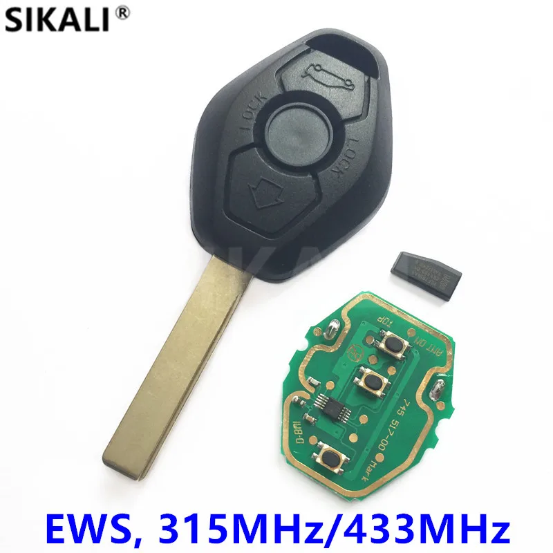 Дистанционный Автомобильный ключ для BMW EWS чип PCF7935 315 МГц или 433 X3 X5 Z3 Z4 1/3/5/7 серии