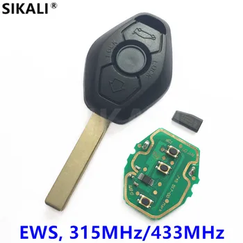 

Remote Car Key for BMW EWS System PCF7935 Chip 315MHz or 433MHz for X3 X5 Z3 Z4 1/3/5/7 Series HU92 Blade
