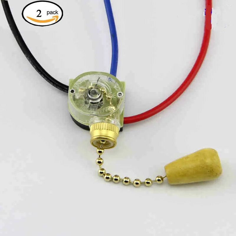

Lamp Zipper Switch Retro Pull Chain Ceiling Light Wall Lamp Switch Ceiling Fan Switch Double Control Switch lighting accessory