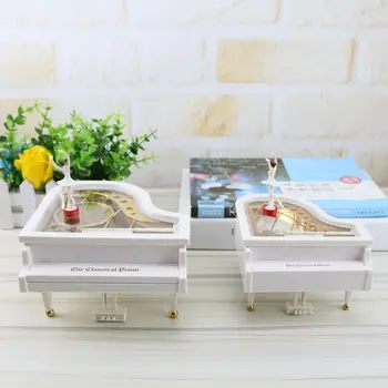 

Piano Music Box Dancing Ballet Dancing Girl Spinning Music Box girl Carousel Hand Crank Music Box Mechanism Gift