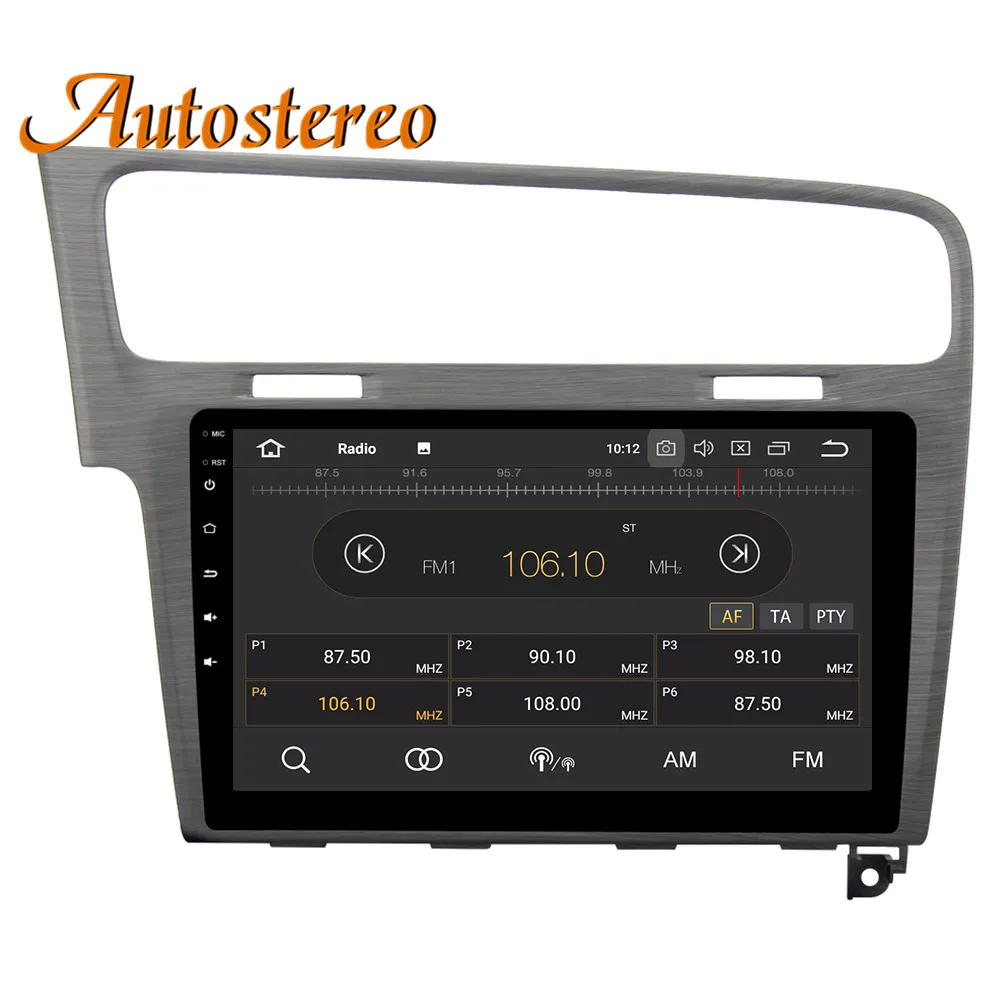 Excellent DSP Android 9 Car GPS Navigation No DVD Player For Volkswagen Golf 7 For VW GOLF7 2013+ car stereo radio tape recorder head unit 4