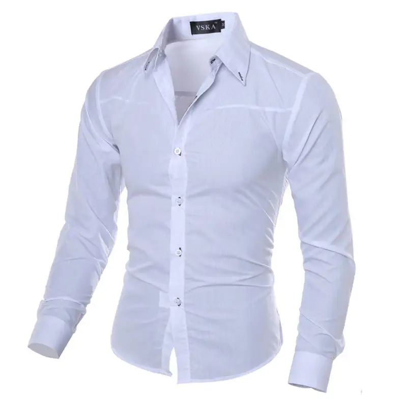 Повседневное Для мужчин s Модная рубашка в клетку с длинным рукавом для Для мужчин социальной платье рубашки Размеры: M-5XL