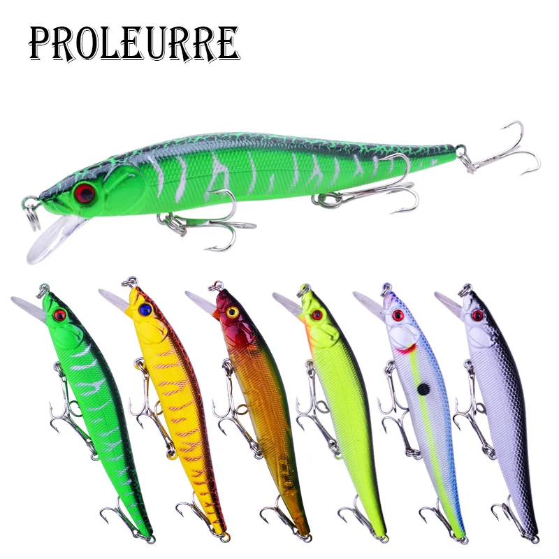 Proleurre 14g 115mm Señuelos de Pesca japonesa cebo duro Artificial flotante Pike Pesca accesorios caja Minnow Pesca señuelo Proleurre 14g 115mm Señuelos de Pesca japonesa cebo duro Artificial flotante Pike Pesca accesorios caja Minnow Pesca señuelo
