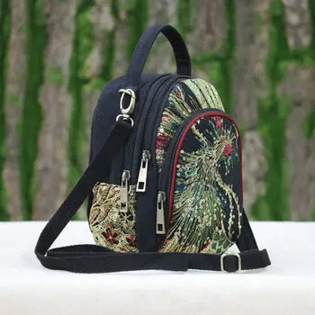 

Fashion Embroidery Mini Multi-use Bags!Nice Handmade Animal Embroidered Lady Cute Shoulder&Handbag Bohemian Day Clutch Carrier