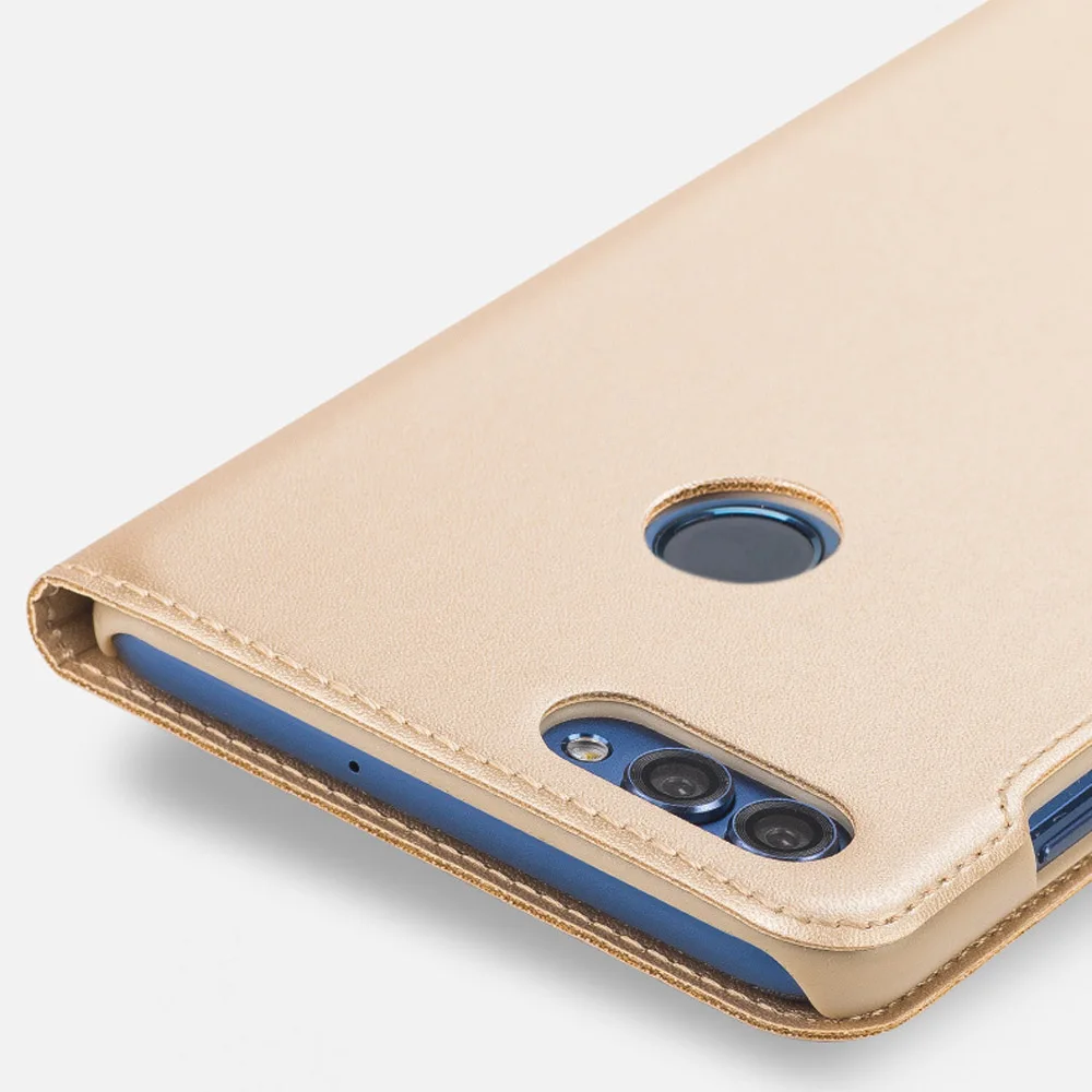 Кожаный чехол с откидной крышкой для Huawei P Smart Psmart Enjoy 7S Enjoy7S 5 65 Роскошный полным